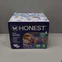 The Honest Company Comfort Dry Overnight Diapers, Up to 12 Hours Protection, Hypoallergenic, Fragrance-Free, Cozy Cloud + Star Signs, Club Box Size 6 (35+ lbs), 34 Count