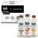 Bai Coconut Variety Pack, Antioxidant Infused Water Beverage, with Vitamin C and No Artificial Sweeteners, 18 fl oz bottles, 12 pack, Best By: 02/15/26