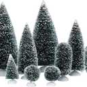Department 56 Accessories for Villages Bag-O-Frosted Topiaries Tree