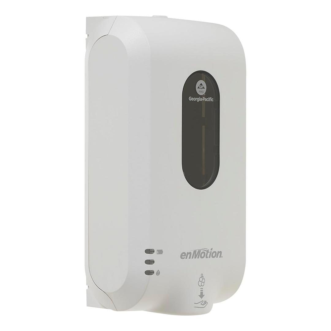 enMotion GeorgiaPacific (by GP PRO) Gen2 Automated Touchless Soap and Sanitizer Dispenser, White, 52058