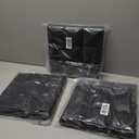 12 Acoustic Foam Panels, Sound Insulation, 30 x 30 cm, Black, Adhesive Free