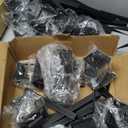 Anbte Solar Panel Mounting Brackets, Included 10 x 4.72 in Rails + 4 end Clamps + 6 Center Clamps + 1 Wrench, Aluminum Solar Mounting Kit for 4 Panels, Waterproof, for Roof, RV, Boat, Black