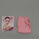 Juskaa Reusable V Line Lifting Mask with Chin Strap for Sleeping, Face Lift Prevent Sagging, Jaw Exerciser, Light Pink, M