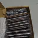 AmzGod 12 Pack Oil Rubbed Bronze Door Hinges 3.5" x 3 1/ 2 Inch - 5/ 8" Radius Corner Hinge Kit for Interior/ Exterior Doors, Wooden Boxes & DIY Projects (Iron Hardware for Bedroom/ Bifold/ Chicken Coop)