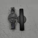 7" Wall-Mounted Flower Tube, Top/Bottom Open Vase, Wall Metal Flower Tube Decoration Holder for Flower Display, Home Office Living Room Bedroom Decoration with Adhesive Material, 2pcs(Black)