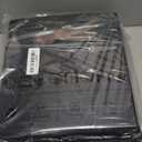 DECOMOMO Storage Bins, Cube Storage Bin with Labels, Fabric Storage Cubes for Shelves (10.5" x 11" / 6pcs, Black Pattern)