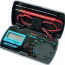 allsun Manual Range Mini Digital Multimeter 6 Functions Handheld Folding Voltmeter 3-1 2 Digit Pocket DMM DC/AC DC Ammeter Ohm Continuity Diode Tone Tester EM3081