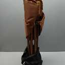 Portable Lightweight Compact Camping Foldable Chair with Carry Bag for Hiking Fishing Beach Brown