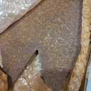 Gardening mat, 39 inches long, corten steel edging