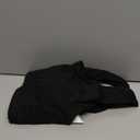 Aoysky Womens Buttery Soft Square Neck Sports Bras Compression Padded Longline Yoga Workout Running Crop Tops (Medium, Black)