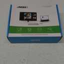 KVM Switch 3 Monitors 2 Computers 8K@60Hz 4K@144Hz, ANGEET HDMI and Displayport KVM Switch Triple Monitor for 2 Computer Share 3 Monitor and 4 USB3.0 Devices, with Wired Remote and Power Adapter