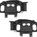 Front Bumper Tow Hook Trim Cover Panels Compatible with Fo-rd F-250 F-350 F-450 F-550 Super Duty 2017-2019 Replacement HC3Z8311H,HC3Z8310G Pair Left and Right