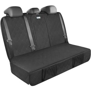 Upgraded 900D Heavy Duty Dog Back Bench Seat Cover, Car Seat Protector, Seatbelt & Armrest Compatible, Waterproof & Non‑Slip for Dogs & Kids, Fits Compact Cars and SUVs