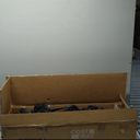 7ft Pre-lit PVC Christmas Pencil Tree Black w/ 350 LED Lights