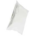 Graham-Field Pillow Case with Zipper Closure, Standard Size 21" x 27", Latex-Free Cover, Fluid Resistant, White Pillowcase