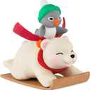 Hallmark Keepsake Christmas Ornament 2025, Snowball and Tuxedo Sledding Sidekicks, Gifts for Christmas Lovers