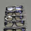 Gaoye Professional Reading Glasses for All Day - Computer Readers with Blue Light Protection - Value Pack (B1-5 Pack Light Black)