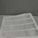 Return Air Vent Cover for Wall or Ceiling, Solid Steel Return Air Grille, HVAC Vent Cover, White, 61641