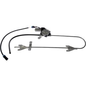 Dorman 741-5405 Front Driver Side Heavy Duty Power Window Regulator and Motor Assembly Compatible with Select Kenworth / Peterbilt Models