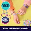 Cool Maker Stack'd Heishi Studio Bracelet Making Kit with Easy Beading Pen & Over 1200 Beads, Makes 15 Bracelets, Arts and Crafts Toys for Girls Ages 7 and Up