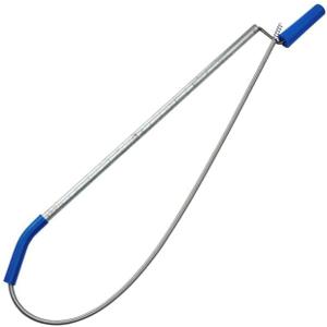 Toilet Auger, Toilet Snake Drain Clog Remover Tool, Drain Cleaning Tool 3/8"" - Durable, Rust-Resistant & Multi-Size for Household Clogs (338), Blue, Silver  
