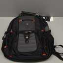 SHRRADOO Extra Large 50L Travel Laptop Backpack with combination lock, College High School Backpack Airline Approved Business Work Bag Fits 17 Inch Computer for Men Women