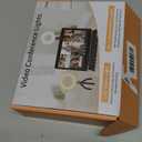 Video Conference Lighting Kit, Ring Light Clip on Laptop Monitor with 5 Dimmable Color & 5 Brightness Level for Webcam Lighting/Zoom Lighting/Remote Working/Self Broadcasting and Live Streaming, etc.