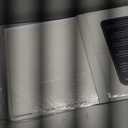 AWW Foldable Stone Bath Mat, Super Absorbent Diatomaceous Earth Mats, Non-Slip 23.6 x 15.5 Inch Quick Drying Mat, Compact and Easy to Store Bath Mats for Bathroom, Easy to Clean, Grey