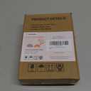 upsimples 5x7 Picture Frame Set of 3, Made of High Definition Glass for 5 x 7 Gold Frames, Wall and Tabletop Display Thin Border Photo Frame for Home Dcor