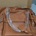 Women's Large Tote Bag City Tote Bag Purse with Zipper Women Vegan Leather Hobo Handbags with Adjustable Strap