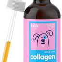 Premium Grass-fed Collagen for Dogs Skin and Coat Supplement, Cats | Taily Liquid Collagen | Itch Relief for Dogs with Allergies, Biotin, Vitamin C and Hyaluronic Acid | Made in USA