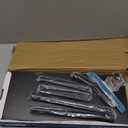 JayRex Countertop Corner Shelf, 3 Tier Shelf Moveable Organizer for Bathroom Counter, Make Up, Dresser Table, Desktop Shelf (Black)