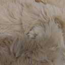 Ultra Soft Cozy Faux Fur Throw Blanket, Fuzzy Plush Thick Bubble Blanket, Oversize Luxury Fluffy Blanket for Couch, Sofa, Bedroom, and Living Room,50x60 Inches, Dark Yellow