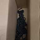 Birodeko Canopy Replacement Top Only, 300D Wateproof Pop-Up Canopy Tent Top Cover with Ropes, Instant Canopy Top Sunshade Silver Coated for Garden Patio Camping (Dark Black, 8 * 8FT)