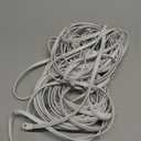 Amazon Basics RJ45 Cat 7 Ethernet Patch Cable, Flat, 600MHz, Snagless, Includes 20 Nails, 50 Foot, White