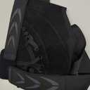 Slim-Fit Ankle Brace for Sprained Ankle, Quick Lace Up Ankle Support for Women Men with 2 Auto-Shaped Pads, Air Fabric Cool Ankle Stabilizer for Injury Recover, Running,Sports, M(12-13) (Black)