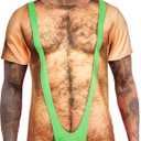 RAISEVERN Unisex Summer T-Shirts Crewneck Cool Short Sleeve Funny Graphic Print Top Casual Tees (3X-Large, Brown Chest 010)