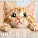 4 x 2026 Wall Calendar,Calendar 2026, January 2026 - December 2026, Wall Calendar Cat Kitten, 11" X 17" Opened,Full Page Months Thick & Sturdy Paper for Calendar Organizing & Planning