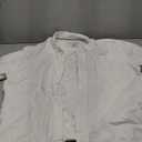 Amazon Essentials Men's Button-Up Shirts - Slim-Fit Short-Sleeve Pocket Oxford - Comfort and Style, Large, White
