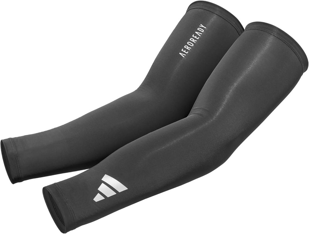 adidas Climacool Compression Arm Sleeves (Adult Small/Medium, Black)