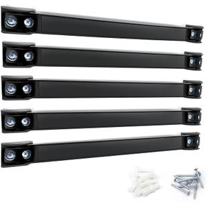 DGSL Magnetic Tool Holder Strip 5 Pack, 12 In Heavy Duty Tool Organizer Magnetic Strip, Tool Magnet Bar For Garage Tool Organization