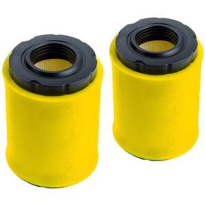 HOODELL 2 Pack 796031 Air Filter + Pre Cleaner Compatible with 591334 594201 797704, Husqvarna YTH22V46, John Deere D100, Pro Performance for Lawn Tractor and More