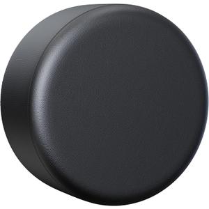 Moonet PVC Leather Spare Tire Wheel Cover for Car Truck SUV Camper Trailer Universal Fit RV JP FJ, R15 Black (for Overall Wheel Diameter 27-29 inch)