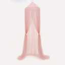Kids Bed Canopy,Princess Hanging Mosquito Net for Baby Crib Nook Castle Nursery for Kid's Room Decor,Pink