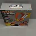 Nicmore Flexible Race Track Toy Set: 15ft DIY Bendable Ramp with Suction Cups  Portable Roll-Up Car Track for Kids Compatible with 1:64 Diecast Cars  Birthday Christmas for Boys Girls Ages 3+