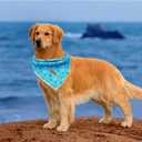 Dog Bandana, Shark Print Boy Bandana Pet Kerchief 1PC Washable Cotton Square Dog Scarfs for Small Medium Large Dogs