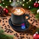 Coffee Mug Warmer for Desk with Auto Shut Off, Coffee Warmer for Desk with 3 Temperatures & 8 Hours Auto shutoff (Christmas Coffee Gifts)