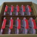 VERONES 10 Pack Glass Meal Prep Containers 2 Compartment Set, 36OZ Airtight Lunch Containers, Glass Food Storage Containers with Lids, for Microwave, Oven, Freezer & Dishwasher Friendly,Red