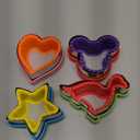 Sandwich Cuter and Sealer, 8 PCS Bread Sandwich Decruster Pancake Maker DIY Cookie Cutters for Kids Bento Box Lunch Toast Breakfast Making Mold