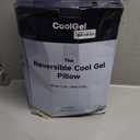 Cool Gel Cooling Pillow for Sleeping, Standard Size Cooling Memory Foam Pillow for Hot Sleepers, Reversible Ergonomic Design, Pressure Relief, Spine Alignment, Side, Back Contouring Support